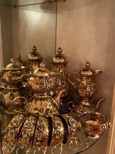 Çay dəsti, rəng - Qızılı, Farfor, 6 nəfərlik, Çexiya lalafo.az -da Çay dəsti, rəng - Qızılı, Farfor, 6 nəfərlik, Çexiya