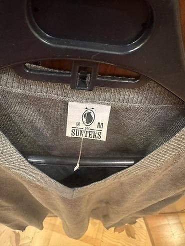 sweatshirt azerbaycan dilinde: Jilet, M, rəng - Boz — 3