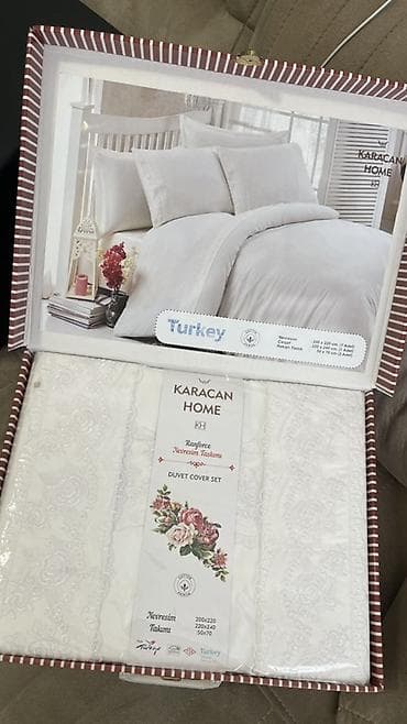 diamond home tekstil: KARACAN HOME – Ranforce Nevresim Dəsti (Turkey) İstifadə edilməyib — 1