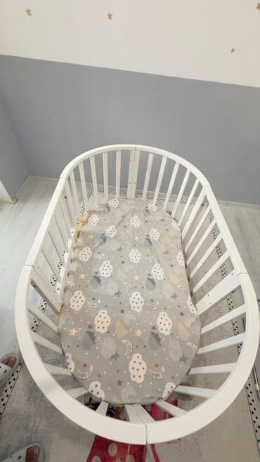 2 mərtəbəli çarpayı: Oğlan və qız üçün, Yumru, Beşik, Dəst ilə, Matras ilə, Yellənmə mexanizmsiz — 3