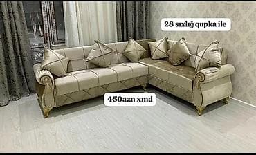 acilan divan: Künc divan dəsti - Ölçü: 200 x 280 sm - Mexanizm: açılan (yatacaq — 1