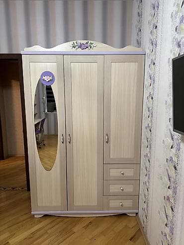 Qız üçün, İşlənmiş, Təknəfərlik çarpayı, Dolab, Komod, Termo