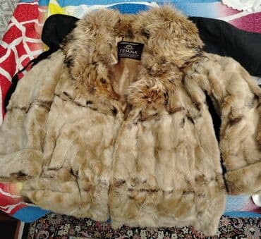 qadin palto modelleri: Kürk, rəng - Qəhvəyi — 1