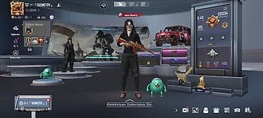 PUBG Mobile oyun hesabı Hazır kosmetika kolleksiyası və yüksək