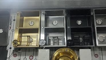 Kvadrat Mətbəx çanağı, Paslanmaz polad