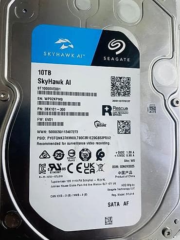 befo: 💾 Seagate SkyHawk AI 10TB – Təzə / Upakovkada Video müşahidə — 1