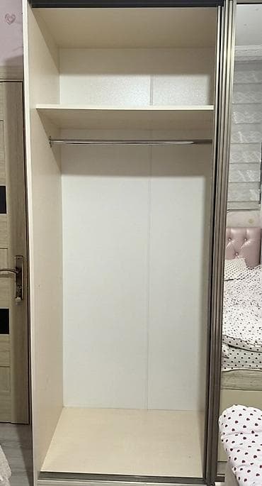 şfonerler: 2 qapılı, Güzgülü, Bej, Kupe, Düz dolab — 3