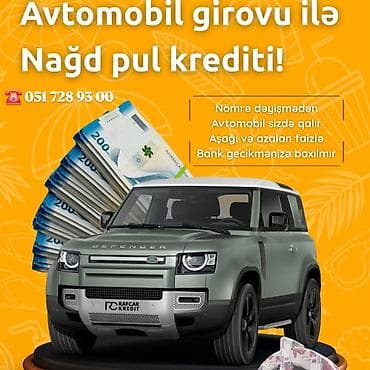 kia rio icarəsi: Avtomobil girovu ilə nağd pul krediti xidməti - Nömrə dəyişmədən — 1