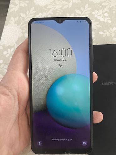 iphon 7 plus: Samsung Galaxy A02 S, 32 GB, rəng - Qara, İki sim kartlı — 4