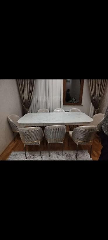 Qonaq otağı üçün, Yeni, 8 stul