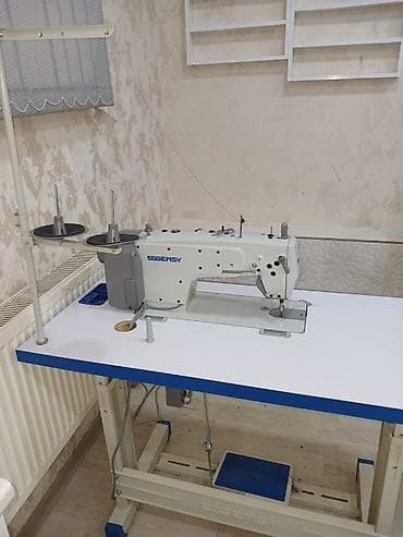 Tikiş maşınları: Segemsy sənaye tikiş maşını – bir iynəli, düz tikiş üçün. İnteqrə — 3