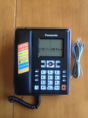 nömrelər: Stasionar telefon Panasonic, Simli, Yeni — 3