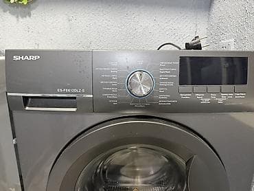 met: Paltaryuyan maşın Sharp, 6 kq, İşlənmiş, Avtomat, Qurutma var, Kredit yoxdur, Ünvandan götürmə — 7