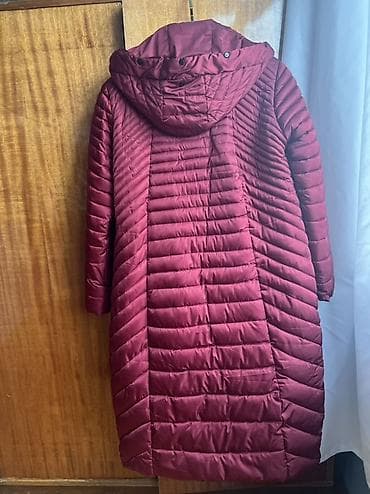 pull & bear kurtka: Qadın qış paltosu – Xuelijiabao (XJB) - Rəng: Bordo/şərab qırmızısı - — 2
