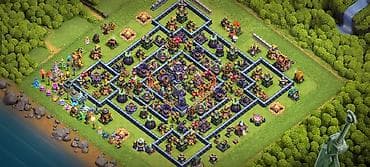 Clash of Clans hesabı – inkişaf etmiş Asıl Kənd - Bələdiyyə (Town