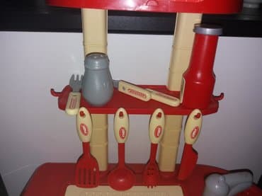 детская посуда: Baha alınıb! Soba üşaq üçün böyük səsi və işığları var + başqa qabları — 5