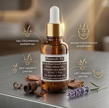 baş: Minoxidil 5% – Saç Tökülməsinə Qarşı Serum Məhsulun xüsusiyyətləri: - — 2