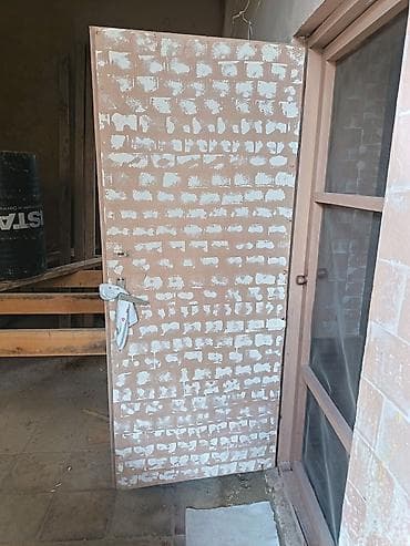 qapi uzu: Metall giriş qapısı - Material: qalın metal vərəqdən hazırlanmış — 1