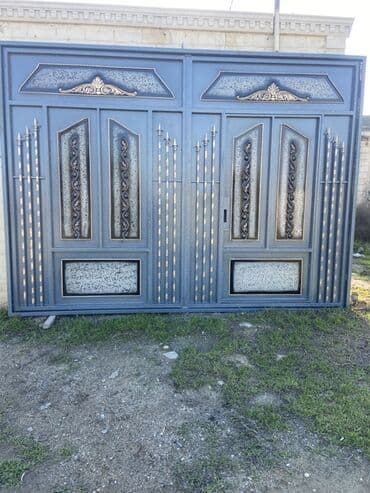 3D panellər: Dəmir Həyət darvazası, Mexaniki, Qapı ilə, Kredit yoxdur — 3