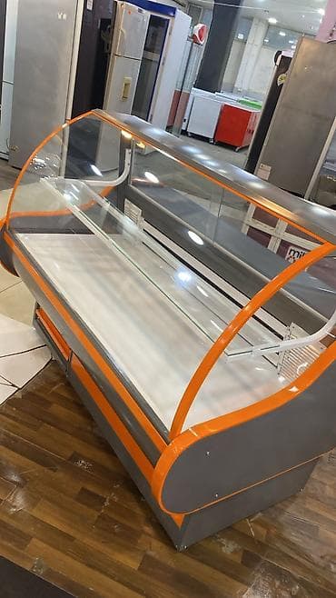 Moyka avadanlığı: Şirniyyat/çörək/əlavə qida məhsulları üçün soyuducu vitrin - Ön — 1