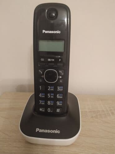 ev telfonu: Stasionar telefon Panasonic, Simsiz, İşlənmiş, Ödənişli çatdırılma — 1