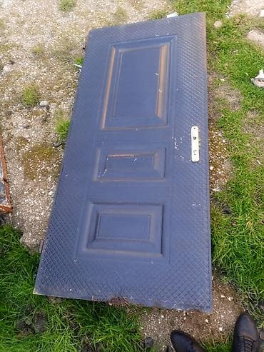 azeri sekilleri: Metal və plastik qapı dəsti - 1 ədəd ağ rəngli PVC (plastik) giriş — 3