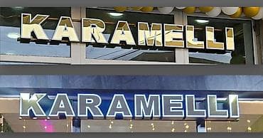 Reklam kənarlarlinda ağ içerisinde sari işiqlar yanir. Qiymet 230 azn