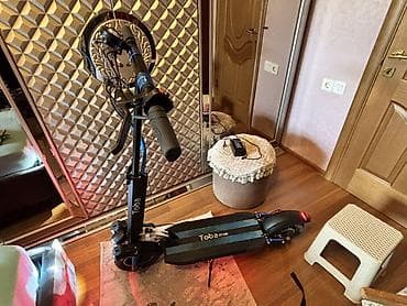Toba ST-789 elektrik skuteri - Güclü ikiqat ön LED farlar və arxa LED — 3