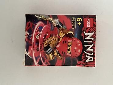 oyuncaq lazer: POGO “NINJA” fiqur dəsti – model PG043-3. Qutuda qırmızı-qızılı — 1