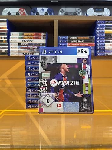 macbook 12: FIFA 21-PS4 diski Oyun diski tam işlək vəziyyətdədir, heç bir cızığı — 1