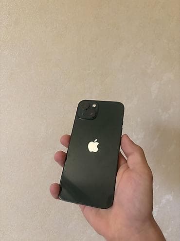 IPhone 13, 128 GB, Yaşıl, Simsiz şarj, Face ID, Sənədlərlə