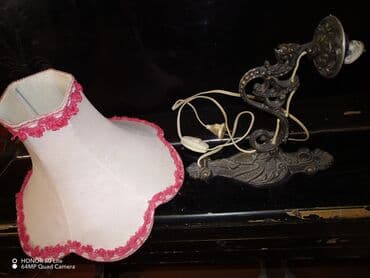 divar lampalari: Divar üçün lampa. Yazı stolu üçün. Misdən antikvar işlək — 1