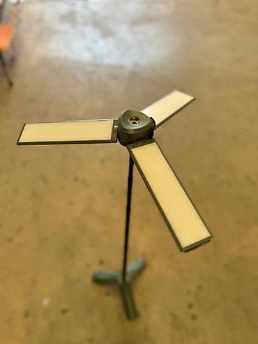 led lusteri: Açıq hava üçün çoxfunksiyalı LED tripot işıq - 3 panelli LED başlıq — 2