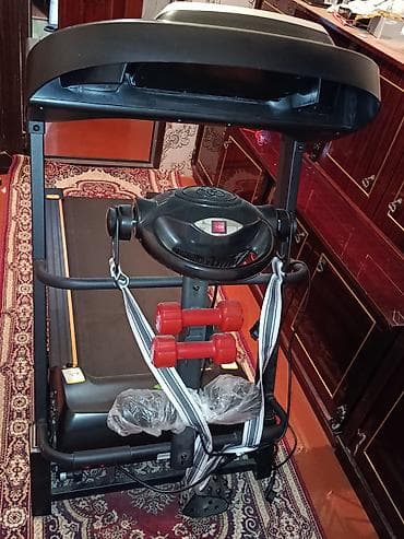 Elektrikli qaçış trenajoru - Güclü motor və enli qaçış səthi: evdə