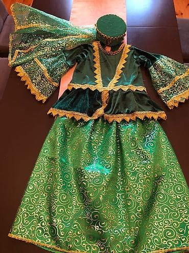 milli geyim usaq ucun: Milli kostyum, Qız üçün, 8 - 9 yaş, Yeni — 6