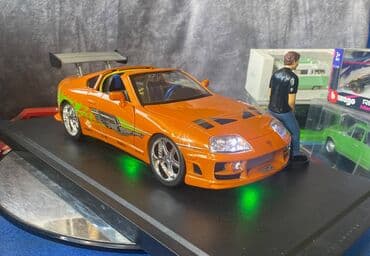 metbex tavan modelleri: Коллекционная модель Toyota Supra A80 Orange 1995 Jada Toys Art — 12