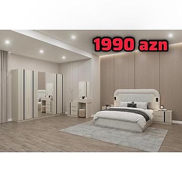 İkinəfərlik çarpayı, Dolab, Termo, 2 tumba, Azərbaycan, Yeni