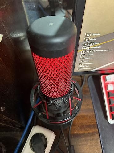 usb mikrafon: İşlənmiş Simli Mikrofon HyperX — 1