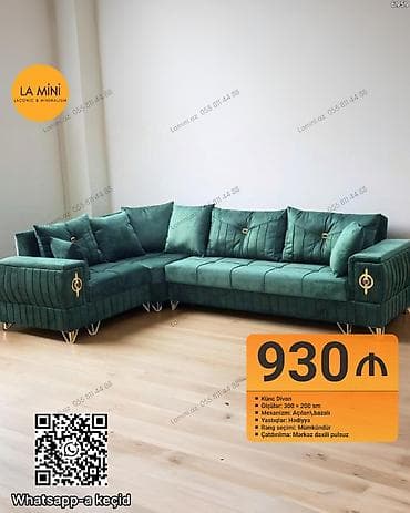 Künc divan, Açılan, Bazalı, Parça, Şəhərdaxili pulsuz çatdırılma