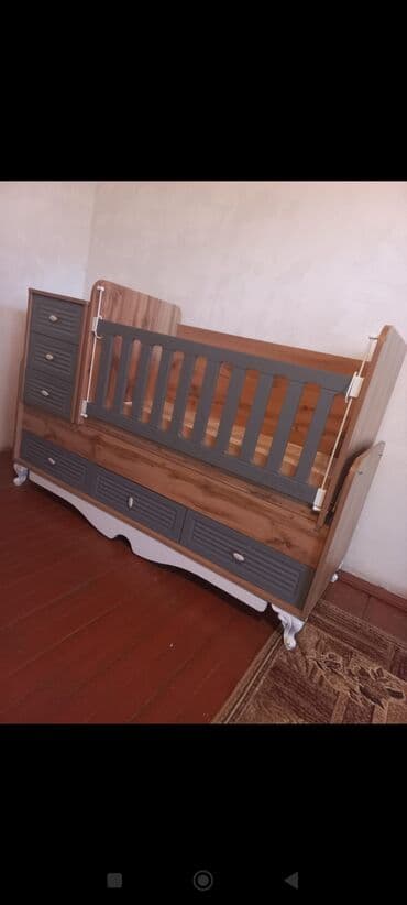 Oğlan və qız üçün, Dördbucaq, Beşik, Dəstsiz, Matrassız, Yellənmə mexanizmsiz