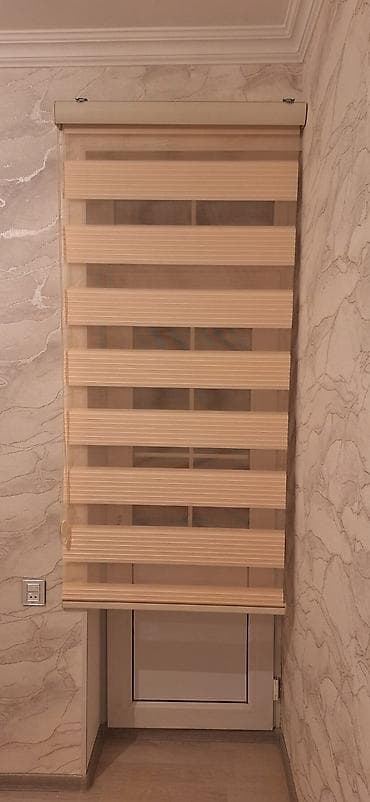 qara peleng sekilleri: Zebra stor pərdə - Tip: Zebra (iki qat) stor pərdə – gündüz/gecə — 2