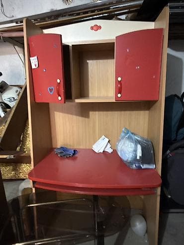 masa usaq: Oğlan və qız üçün, Siyirməsiz, Yazı masası, Stulsuz — 1