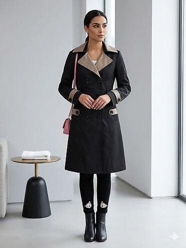 Qadın geyimləri: Qadın geyim və ayaqqabı kolleksiyası 1) Naxışlı palto - Rəng — 2