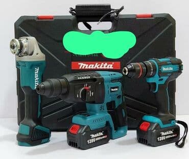 makita laqonda: İşlənmiş Drel dəsti, Zərbəli drel, 1000 W-dan çox — 1