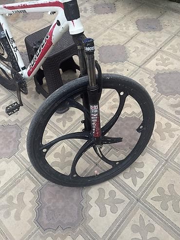Forever MTB velosiped – 26” - Çərçivə: Forever alüminium, ağ-qırmızı — 3
