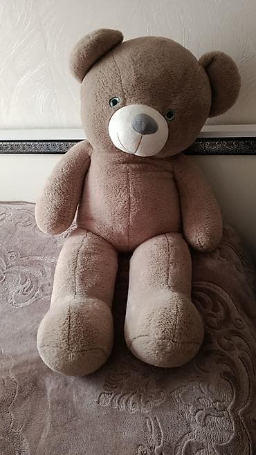 3d samolepljive tapete: Böyük ölçülü plyuş ayı oyuncaqları dəsti - Model 1: Açıq-qəhvəyi — 1