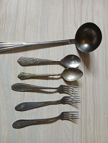 dəmir sifer: Məişət üçün metal stolüstü dəst – 7 parça Tərkibi: - 1 ədəd uzun — 3