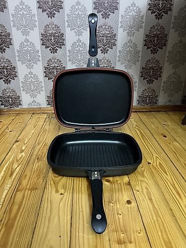 Qab-qacaq və mətbəx ləvazimatları: Tava, rəng - Qara, Antipriqar, 28 sm — 2