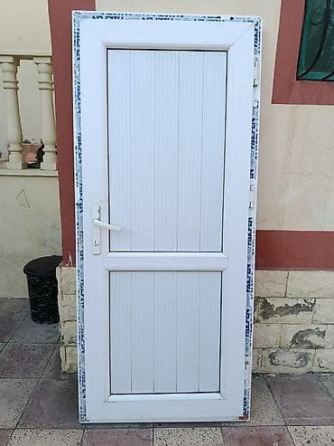 PVC qapı və pəncərə dəsti - Material: ağ rəngli PVC profil (Pakpen