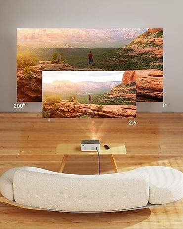 horjun tv: Yeni Portativ Proyektor Ünvandan götürmə, Ödənişli çatdırılma — 8